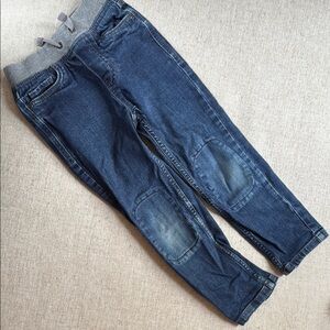 Hanna Andersson Slim Double-knee Blue Jeans